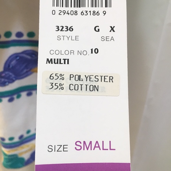 Alfred Dunner Women’s Small Short Sleeve Blouse - Picture 5 of 7